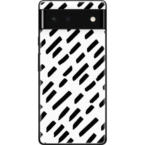 Black Dash Google Pixel 6 Skin